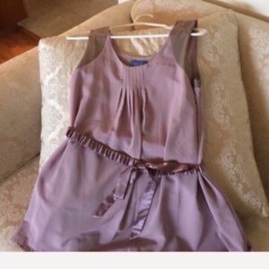 NEW lilac Vera Wang shell with detached belt